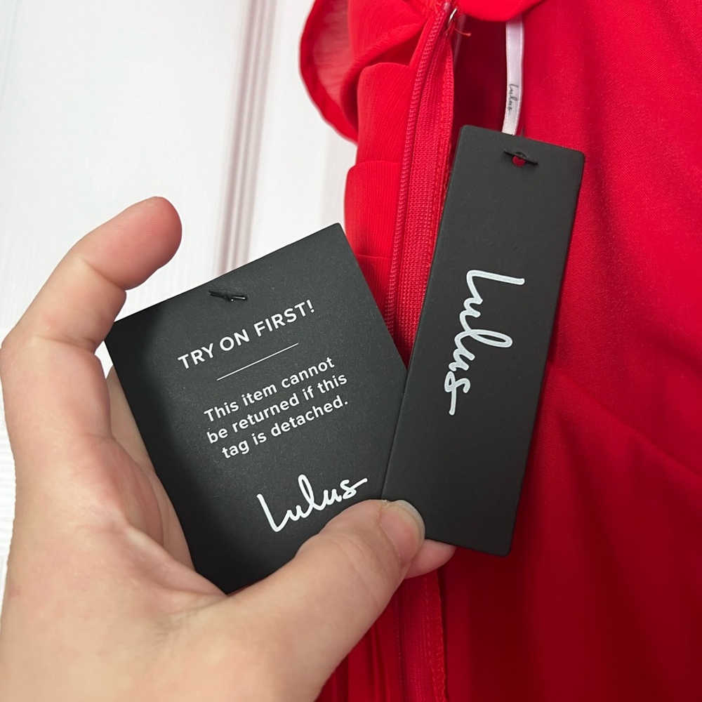 Lulus Red Dress - Picture 2 of 4